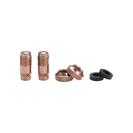 BBB CORE CAP Valve Caps Bronze (x2)