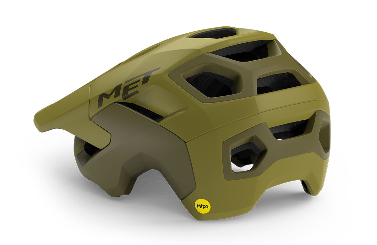 Helma MTB MET REVO MIPS Modrá/Zelená