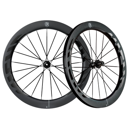 MICHE DEVA RD 62 jooksupaar, tubeless-valmidusega (Center Lock), must