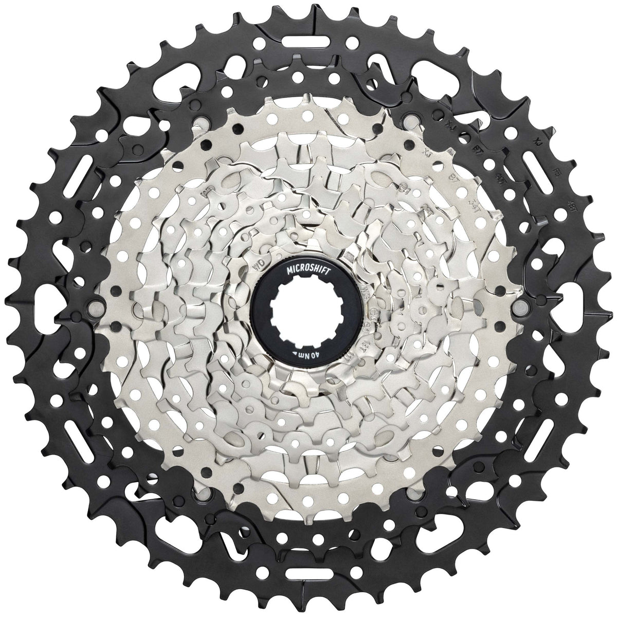 MICROSHIFT ADVENT MX Black E-Series 10-Speed Cassette