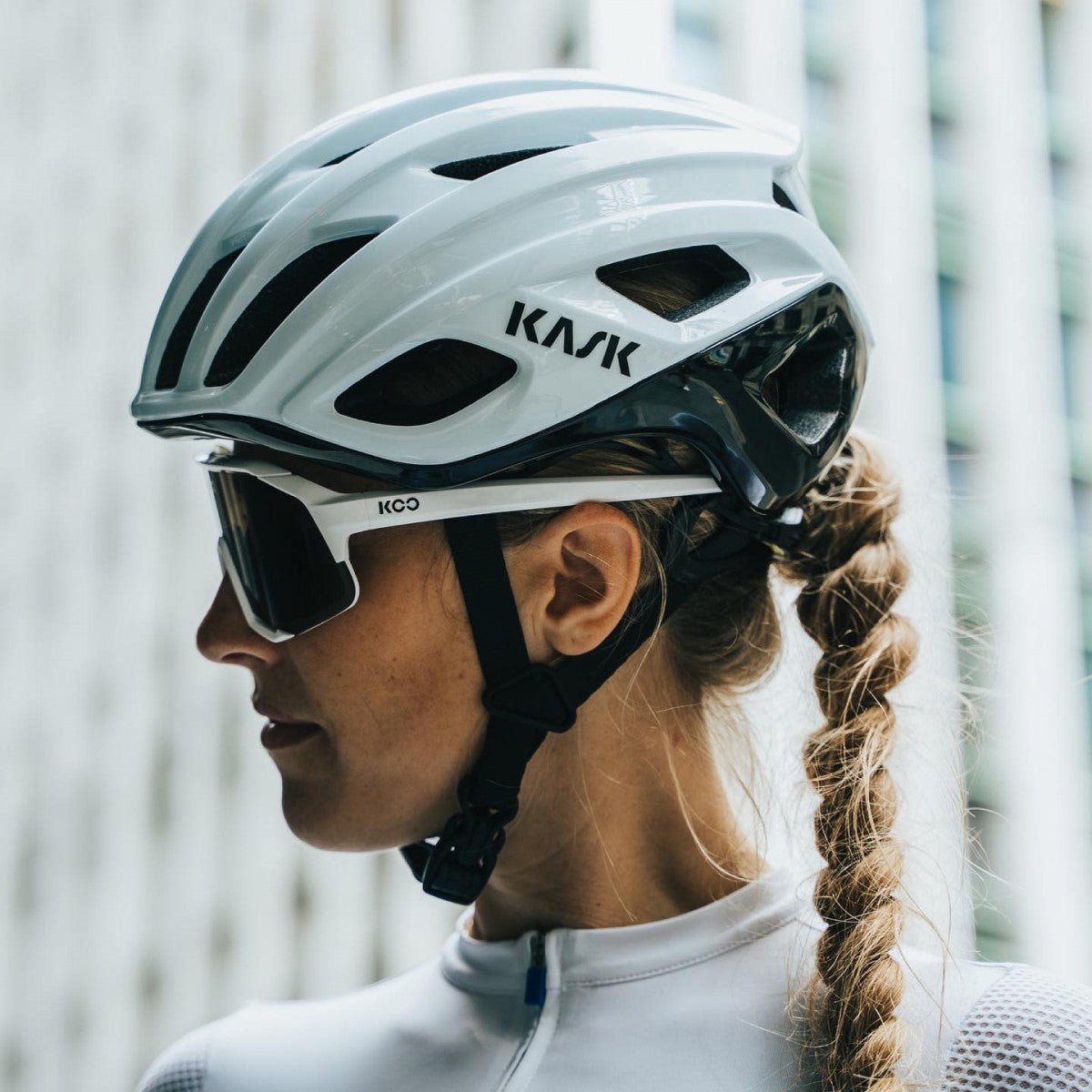 KASK MOJITO CUBED BICOLOR Road Helmet White/Black