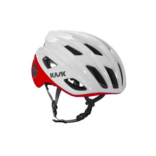 Road Helmet KASK MOJITO CUBED BICOLOR White/Red