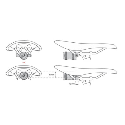Πίσω Φωτισμός LEZYNE SADDLE Ai ALERT 250