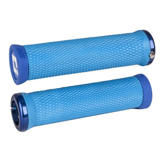 Grips ODI ELITE MOTION V2.1 Lock-on 130 mm Μπλε