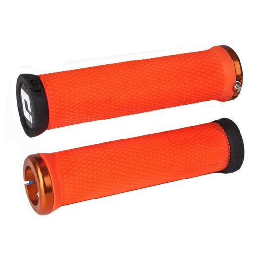 Grips ODI ELITE MOTION V2.1 Lock-on 130 mm Πορτοκαλί