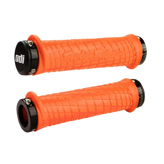 Grips ODI TROY LEE DESIGNS Lock-On 130 mm Πορτοκαλί