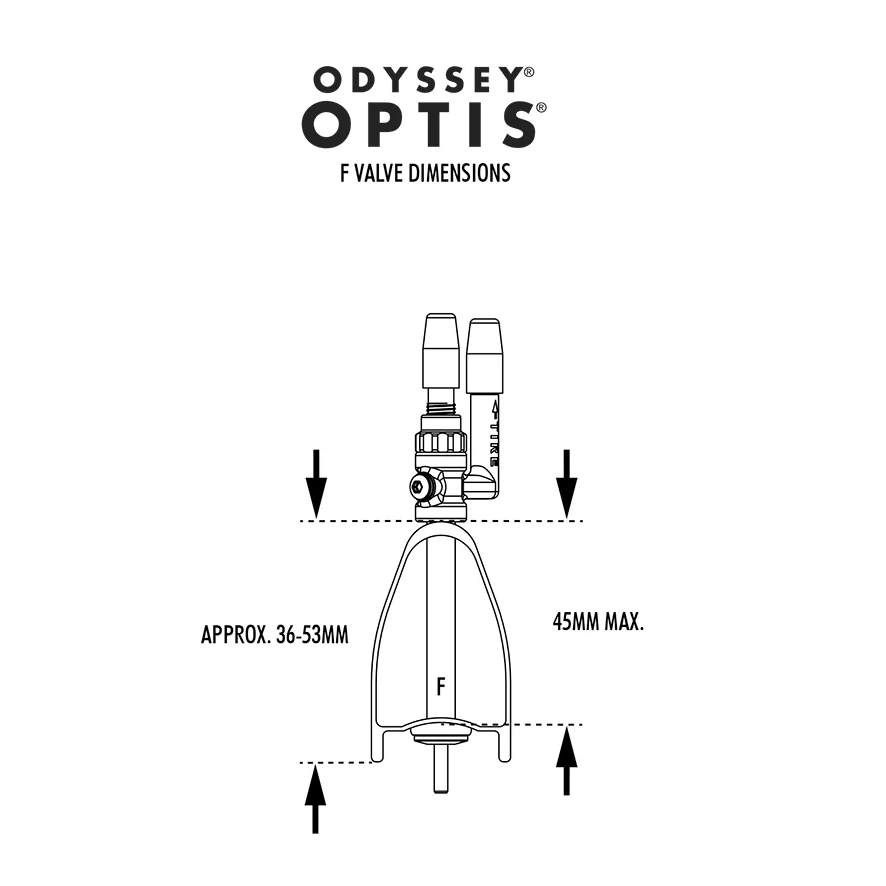 Punkteringsskyddsinlägg ODYSSEY Optis Insert 700x25/30 med dubbel ventil
