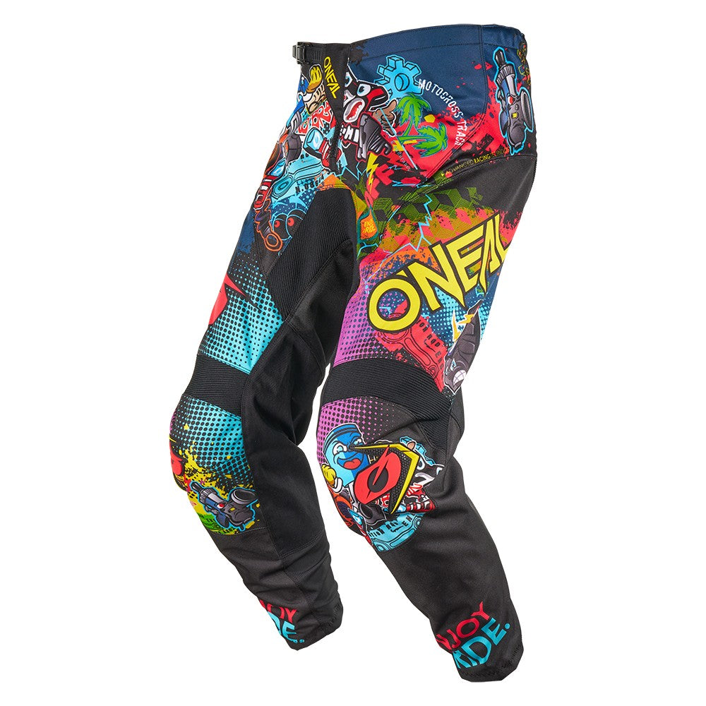 O'NEAL ELEMENT VIBRANT Junior-bukser, flerfarvede – set forfra