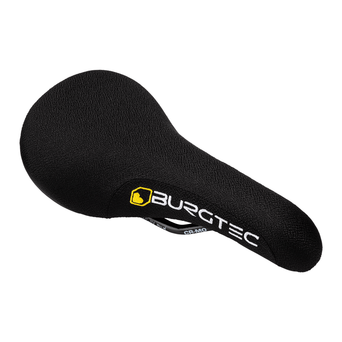 BURGTEC THE CLOUD BOOST balnelis su CrMo bėgeliais, juodas — juodos spalvos, vaizdas trijų ketvirčių kampu