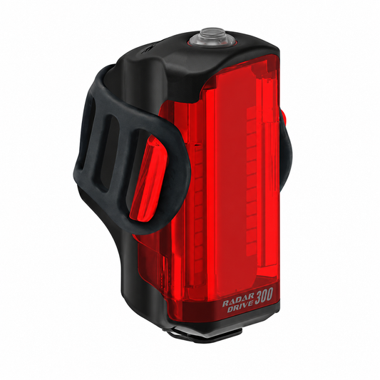 Lumină spate LEZYNE RADAR DRIVE — vedere a produsului pe fundal alb