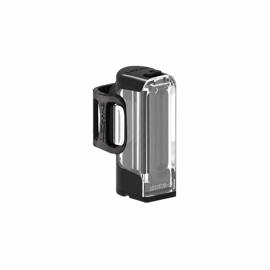Priekinis žibintas LEZYNE STRIP DRIVE, juodas — gaminio vaizdas baltame fone