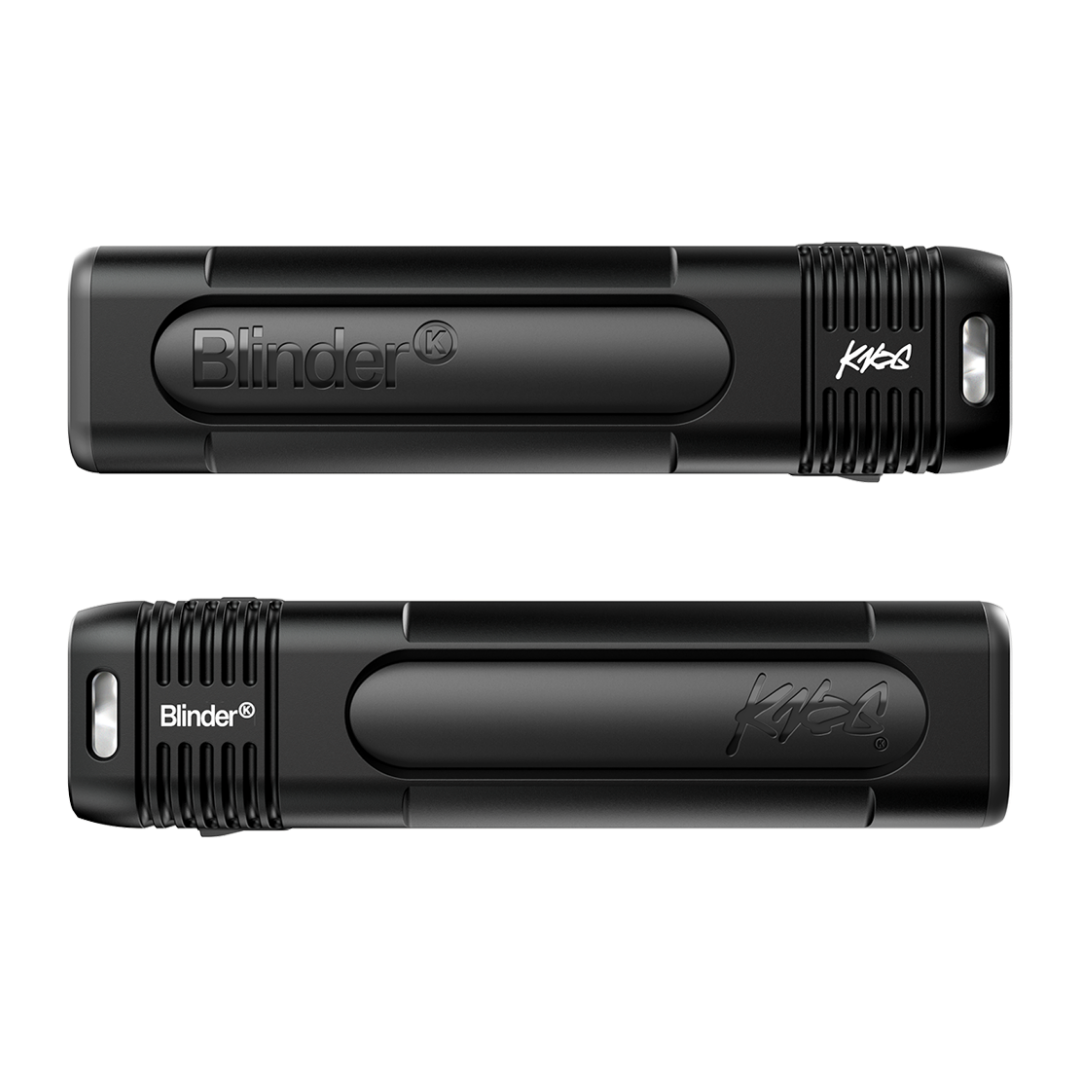 KNOG BLINDER PRO 700 forlygte — set ovenfra og nedefra