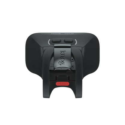 KNOG BLINDER ROAD 400 framlampa — USB-kontakt och fäste