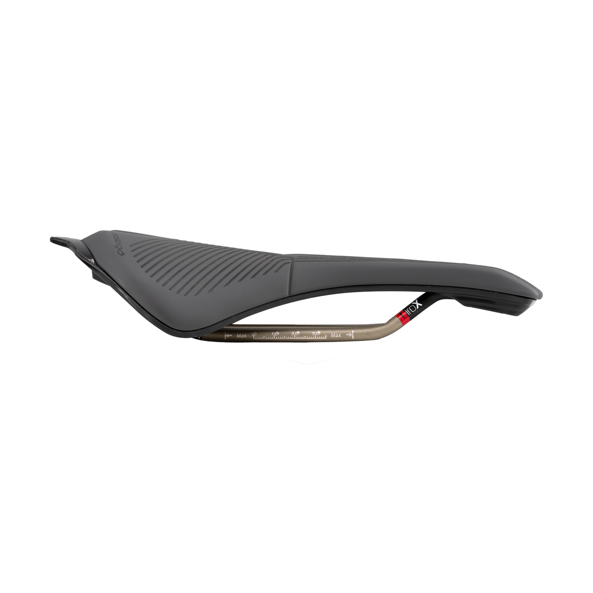 Σέλα PROLOGO SCRATCH M5 PAS AGX 147 mm με ράγες Tirox, μαύρη — πρόσθετη όψη