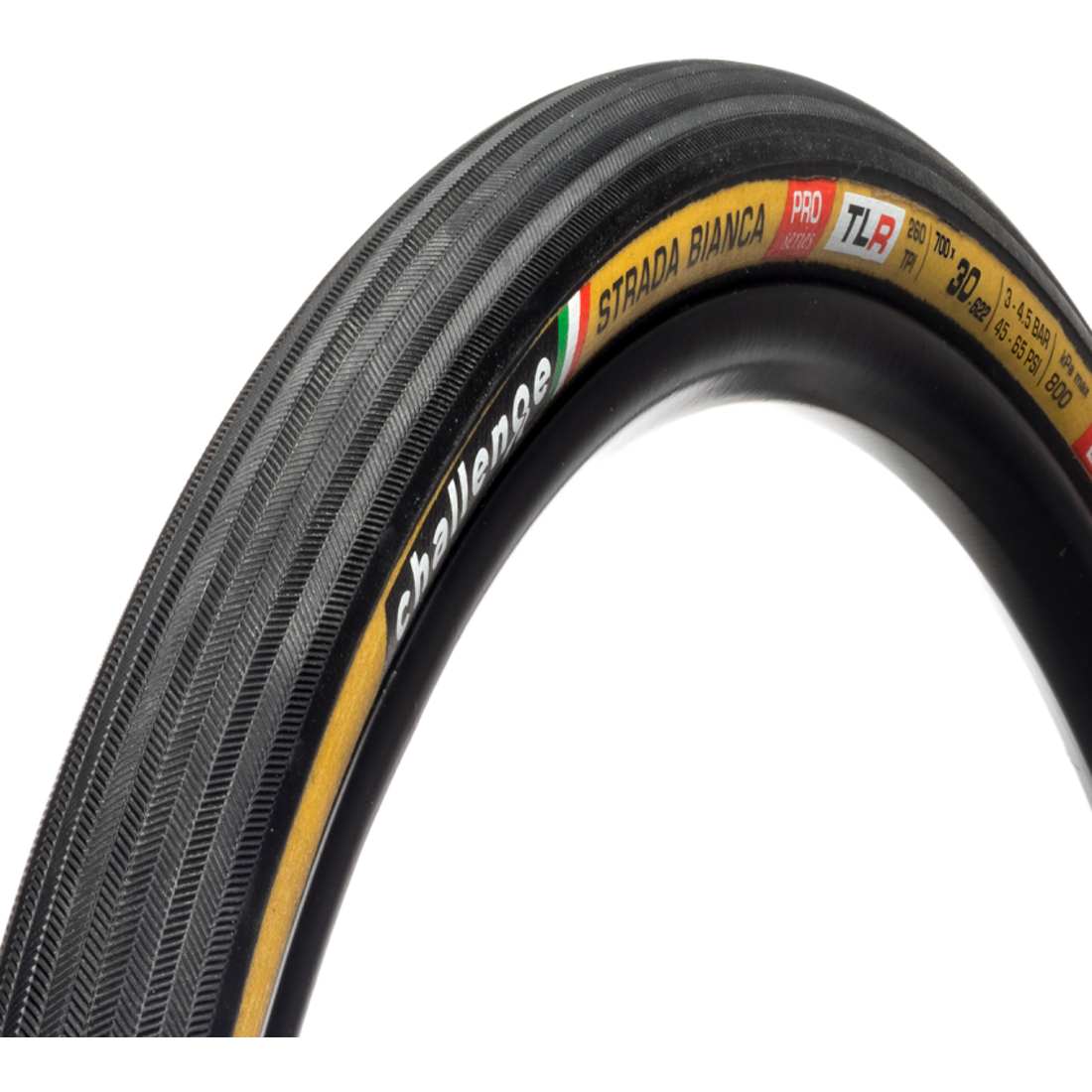 Plášť CHALLENGE OPEN STRADA BIANCA 700x30c, bezdušový, béžový