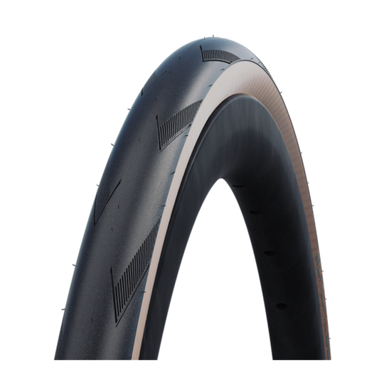 Guma SCHWALBE PRO ONE ADDIX Race Super Race V-Guard 700c Tubeless Ready, bež