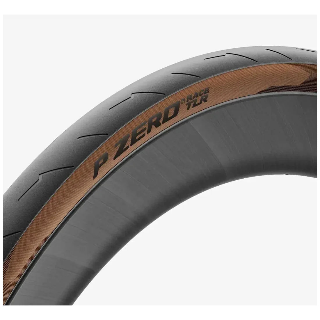 Ελαστικό PIRELLI P ZERO RACE TLR 700c, έτοιμο για χρήση χωρίς σαμπρέλα, καφέ