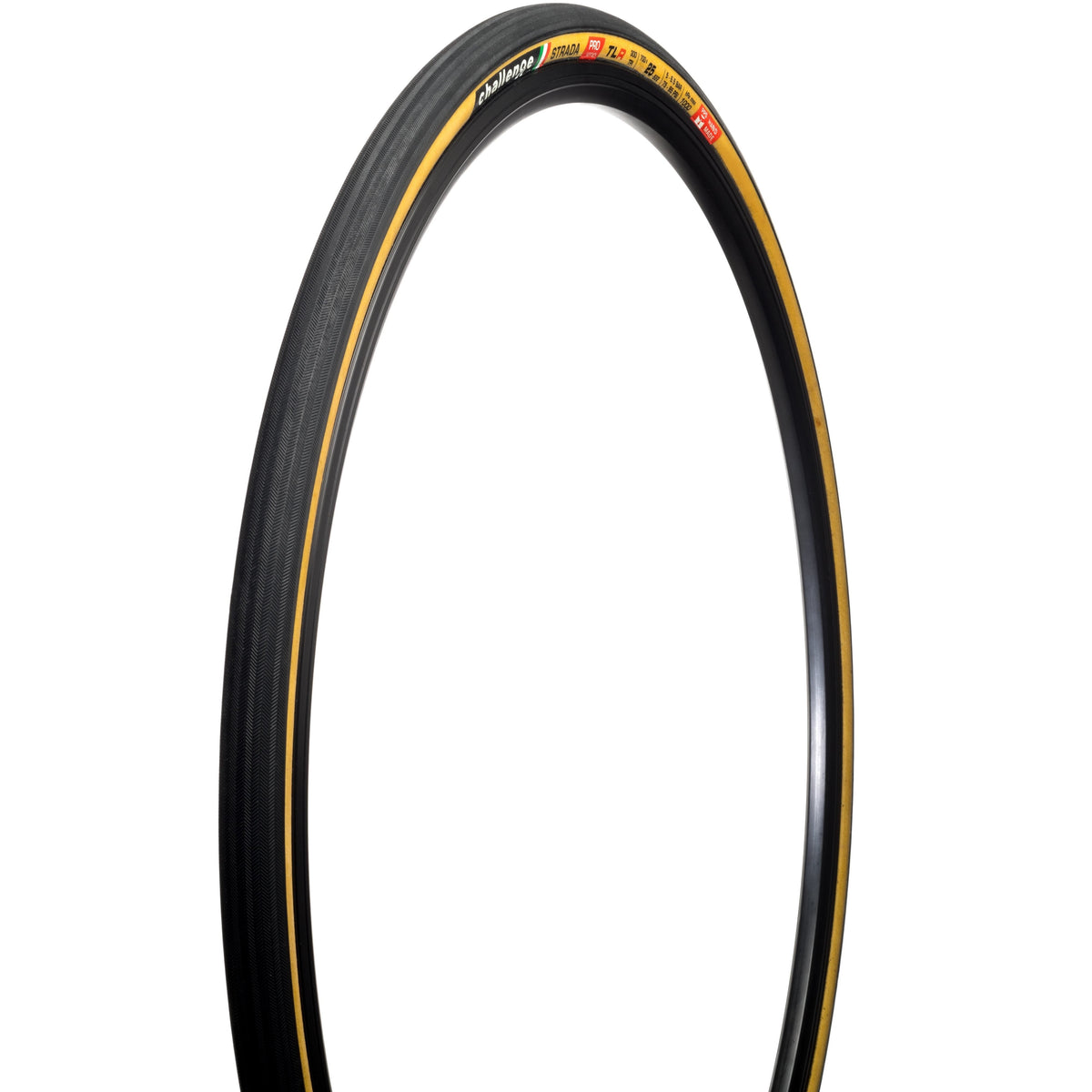 CHALLENGE OPEN STRADA 700c Tubeless Ready-band beige — productweergave op witte achtergrond