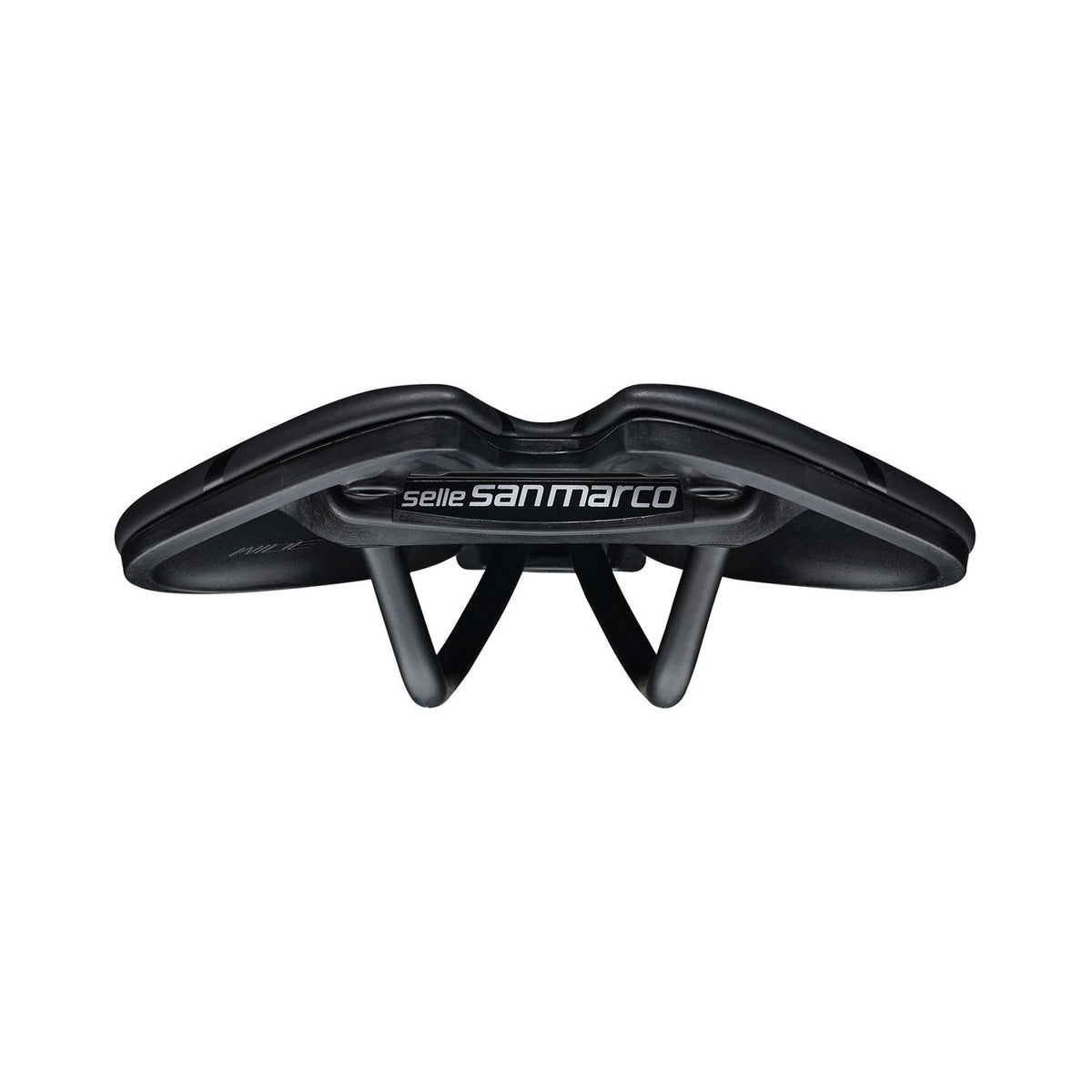 Sadel SAN MARCO ASPIDE SHORT OPEN-FIT DYNAMIC WIDE med manganrails — ytterligare vy
