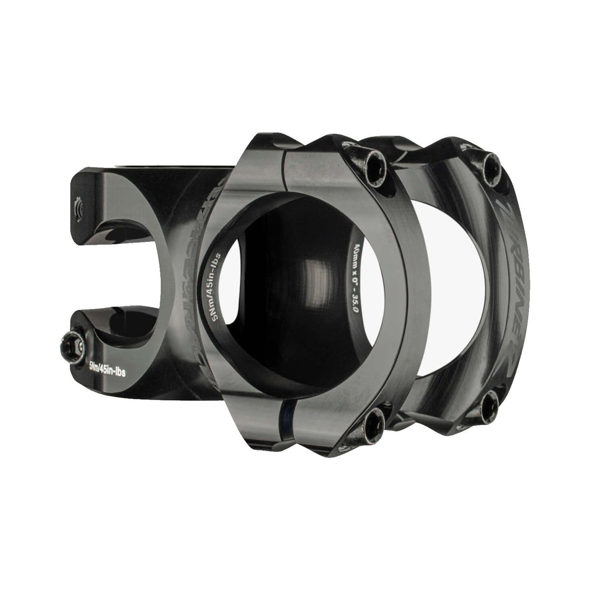 RACE FACE TURBINE R 35-stuurpen zwart — hoofdafbeelding op witte achtergrond