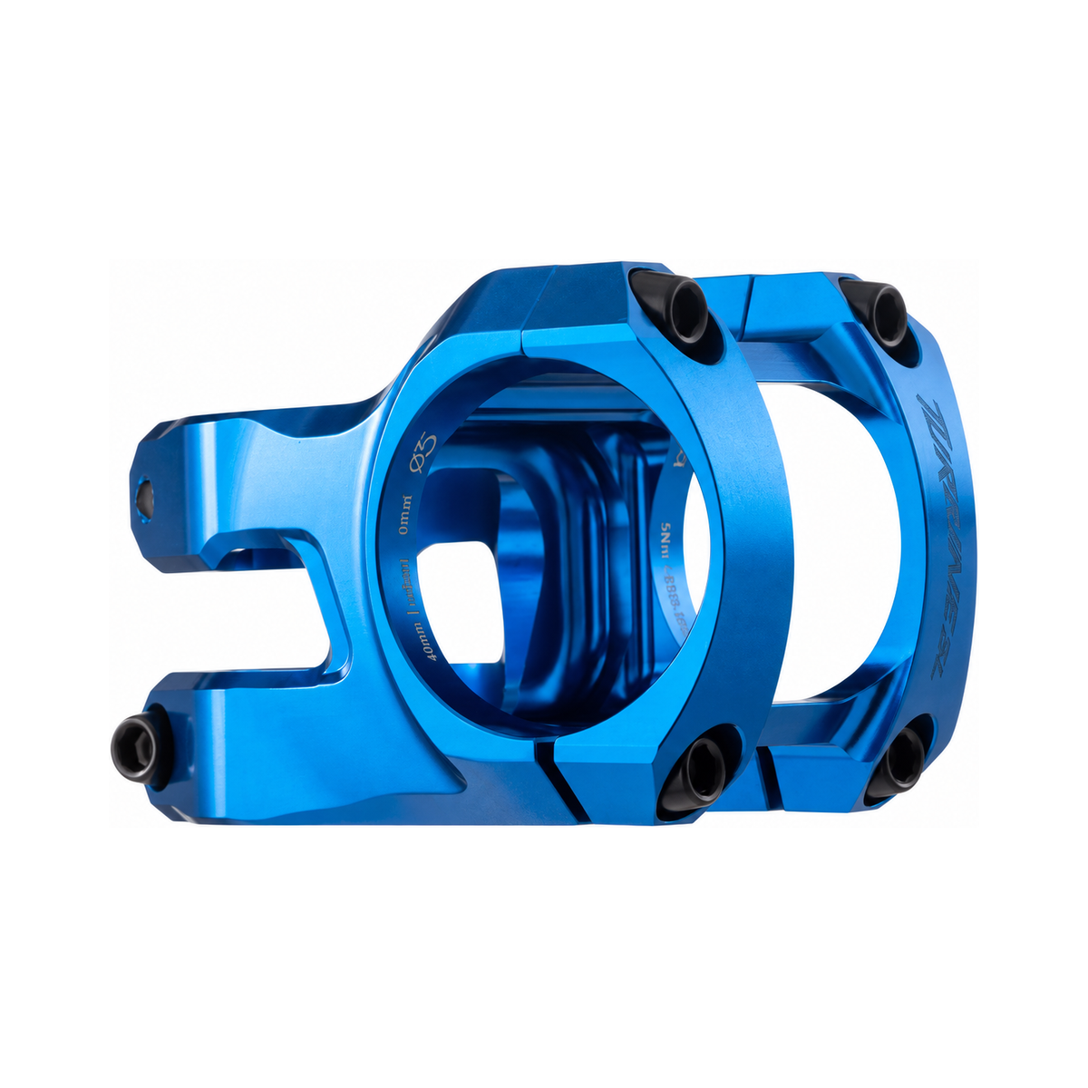 RACE FACE TURBINE SL 35 stem, blue — main view on a white background