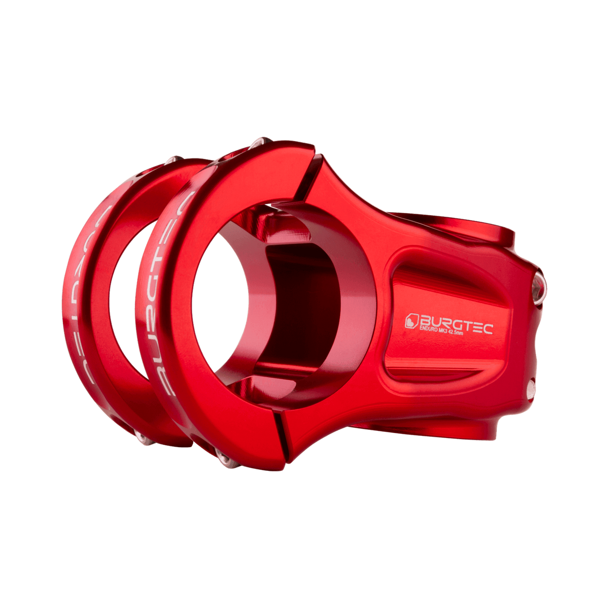Лапа BURGTEC ENDURO MK3 червена — основен изглед на бял фон