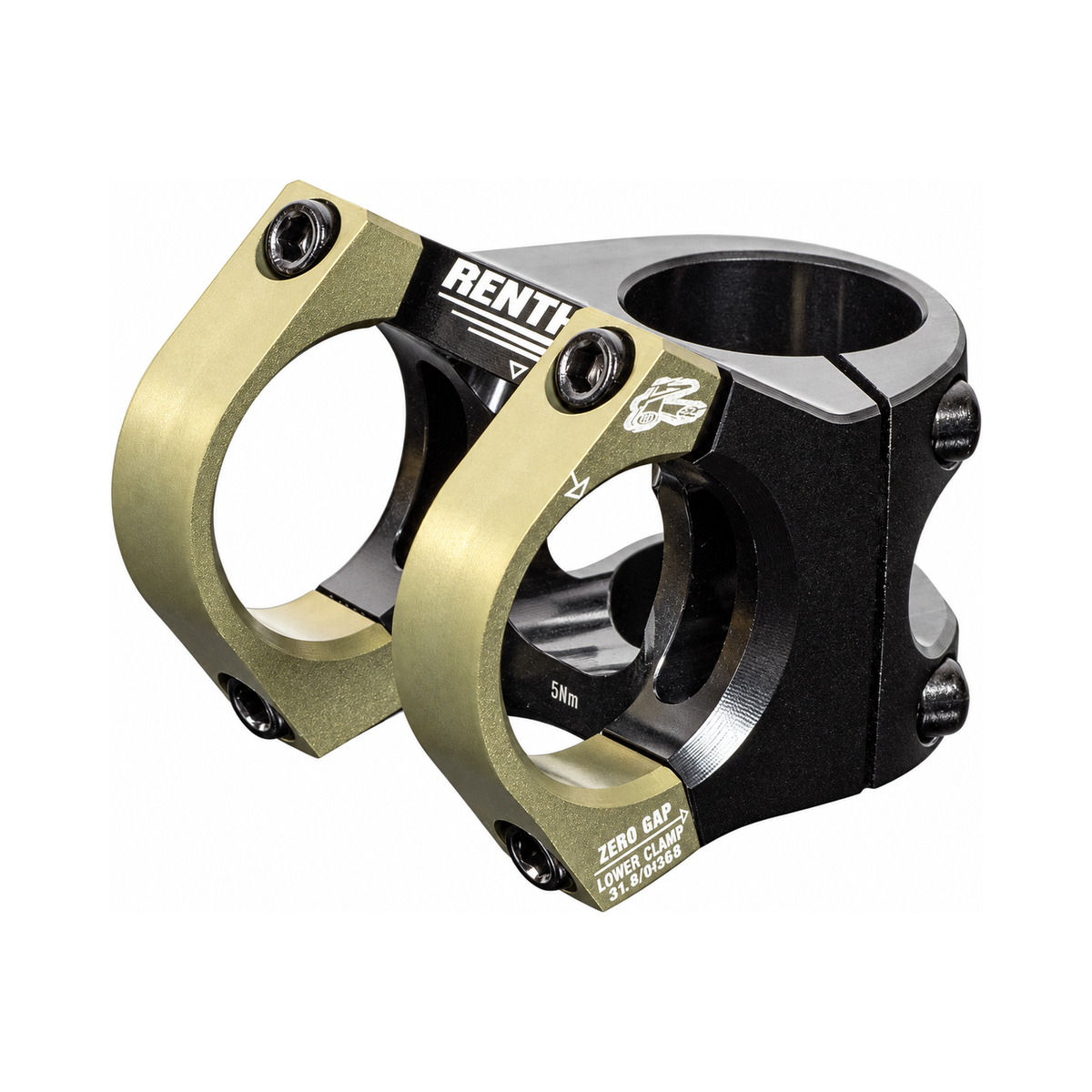 Pipă de ghidon RENTHAL APEX V2 negru/bronz — vedere principală pe fundal alb