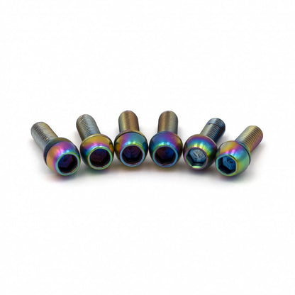 Set de șuruburi TITLE ST1 cu finisaj Oil Slick (x6) — vedere principală pe fundal alb