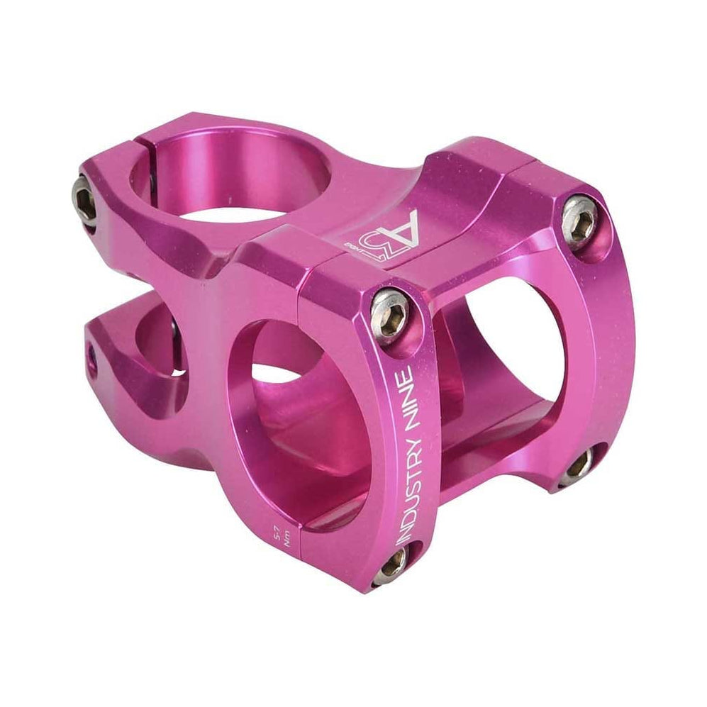 INDUSTRY NINE A318 pink stem — main view on a white background