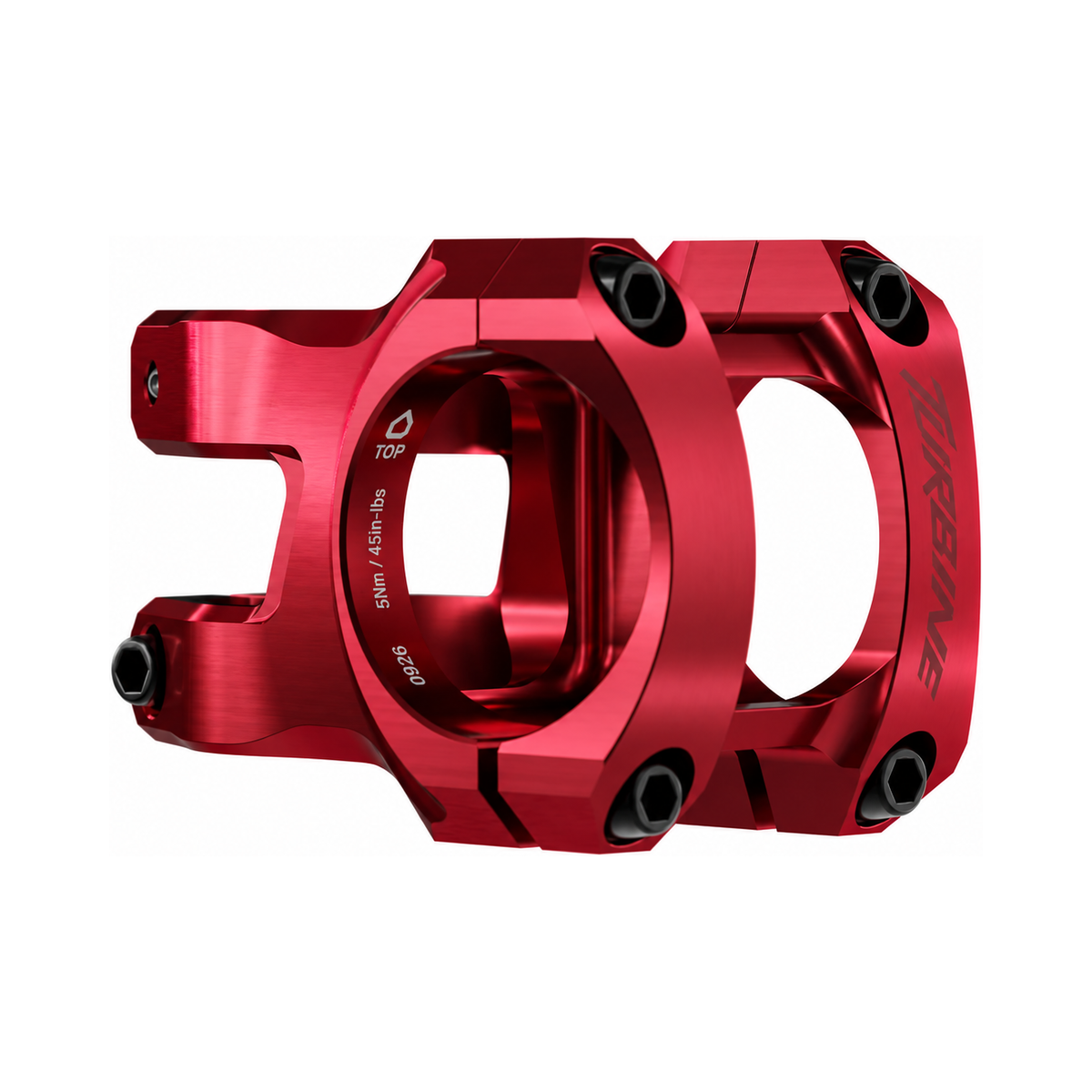RACE FACE TURBINE 35 red 2026 stem — main view on a white background