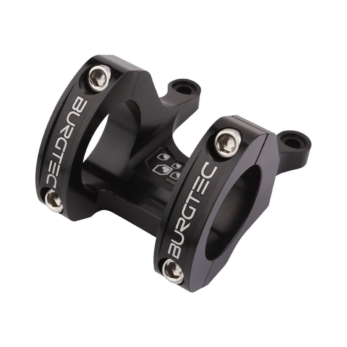 BURGTEC Direct Mount MK3 tiesioginio tvirtinimo vairo iškyša, juoda — pagrindinis vaizdas baltame fone