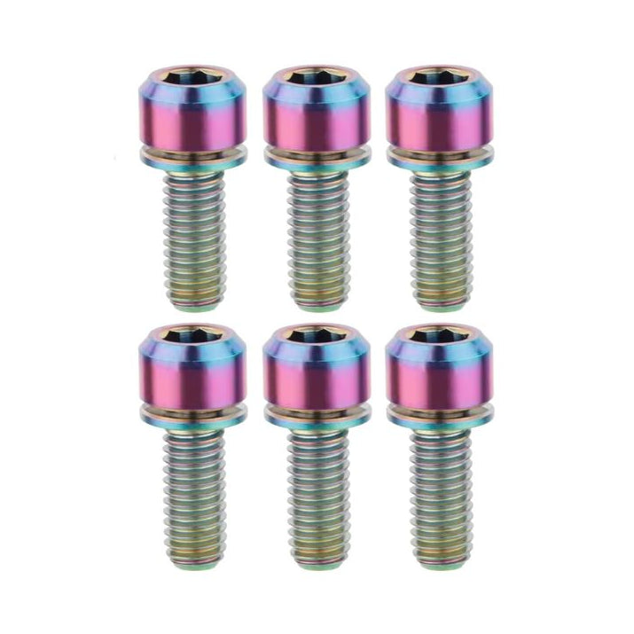 Kit Vis Titanium TITLE ST1 / ST2 Oil Slick (x6) — vue principale sur fond blanc