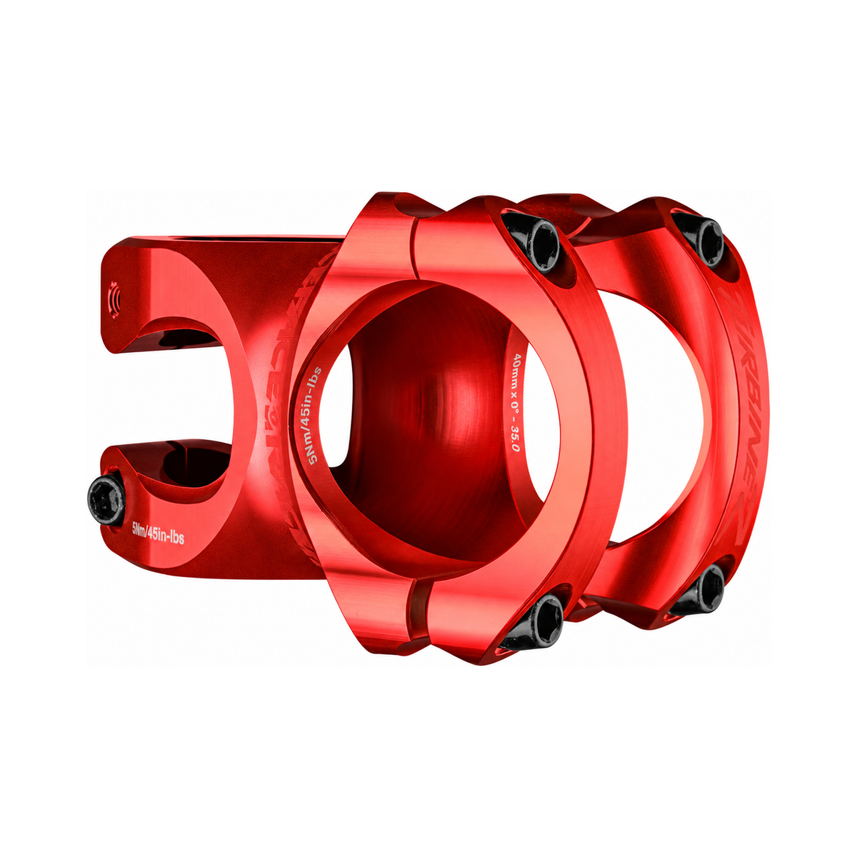 RACE FACE TURBINE R 35 stem, red — main view on a white background