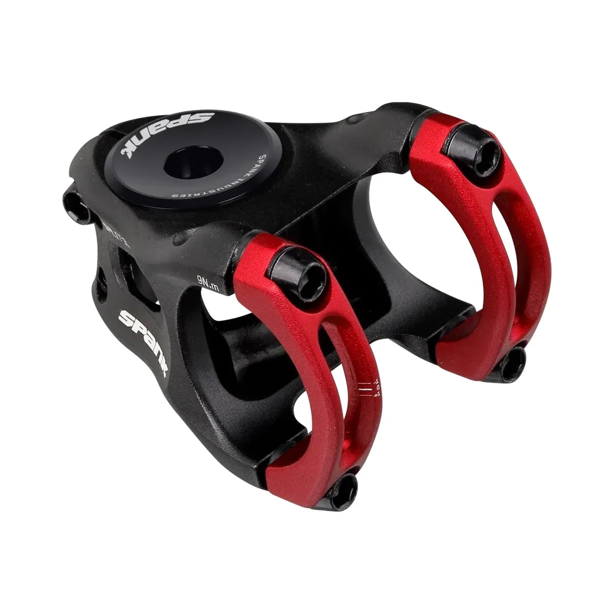 SPANK SPLIT 35 stem, red — main view on a white background