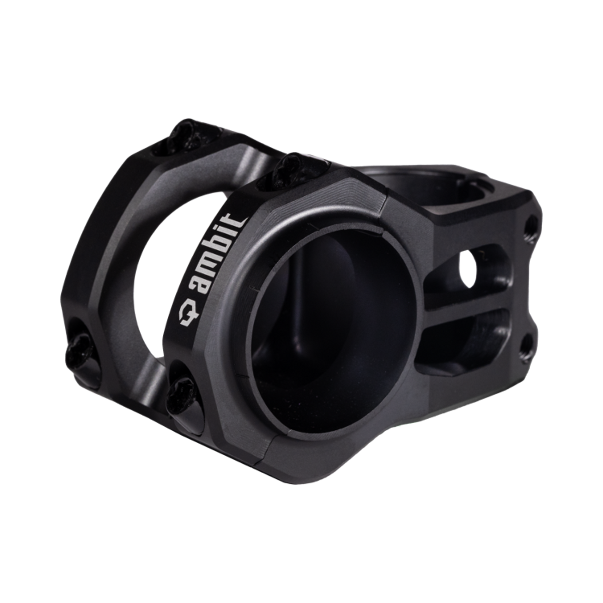 Pipă de ghidon AMBIT Gravity Control neagră — vedere principală pe fundal alb