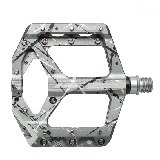 HT COMPONENTS ANS10 SUPREME Flat Pedals Grey Camo