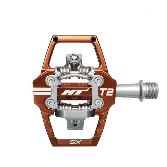 BMX-pedaler HT COMPONENTS T2 SX Root Beer