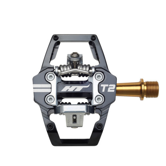 Πεντάλ HT COMPONENTS ENDURO T2T Titane Μαύρο
