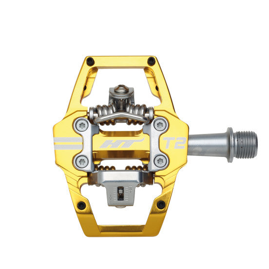 Pedalen HT COMPONENTS ENDURO T2 Goud