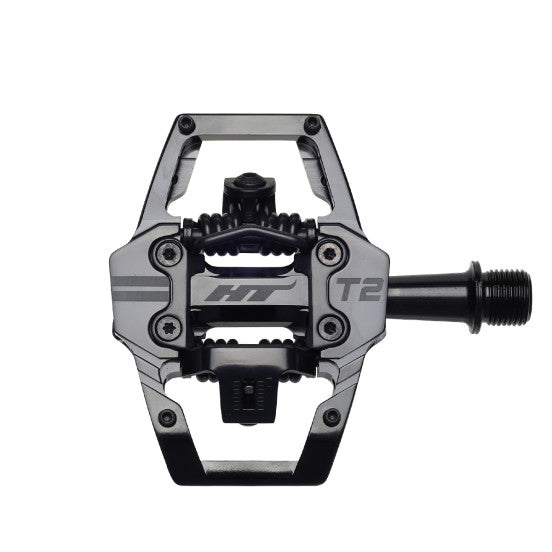 Πεντάλ HT COMPONENTS ENDURO T2 Μαύρο Stealth