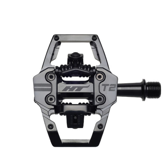 Πεντάλ HT COMPONENTS ENDURO T2 Μαύρο Stealth