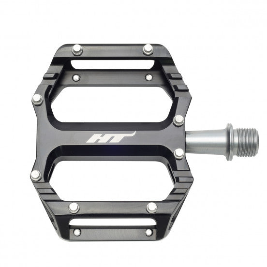HT COMPONENTS AR09 Flat Pedals Black