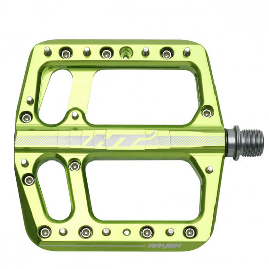 HT COMPONENTS RAVEN ANS 12 Flat Pedals Green