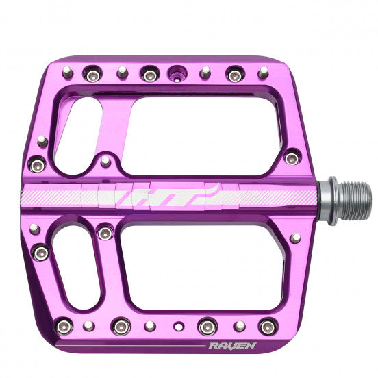 HT COMPONENTS RAVEN ANS 12 Flat Pedals Purple