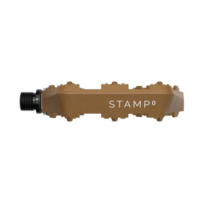 CRANKBROTHERS STAMP 0 Small Flat Pedals Brown