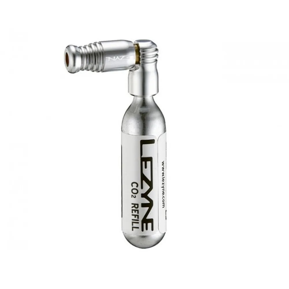 CO2 pumpa LEZYNE TRIGGER SPEED DRIVE + Závitová CO2 bombička 16 g (x1) Stříbrná
