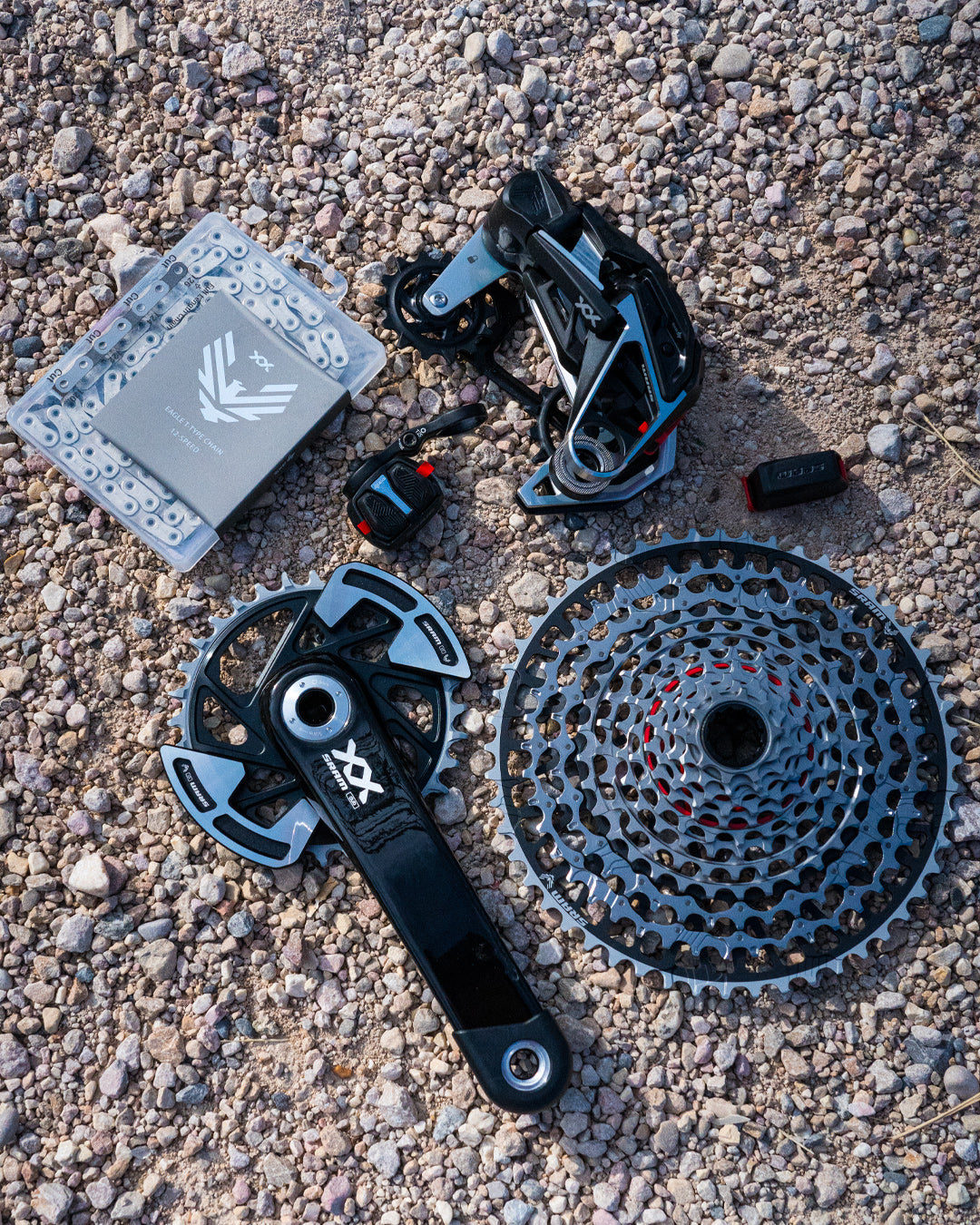 SRAM XX EAGLE T-TYPE AXS Q174 DUB WIDE 32-Tooth 2-Guards 10/52 Groupset