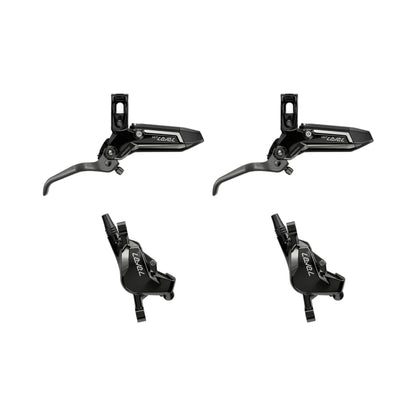 Pár bŕzd SRAM LEVEL ULTIMATE STEALTH 2-piestové čierne