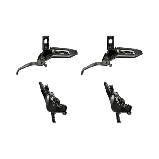 Remmenset SRAM LEVEL ULTIMATE STEALTH 2 zuigers Zwart