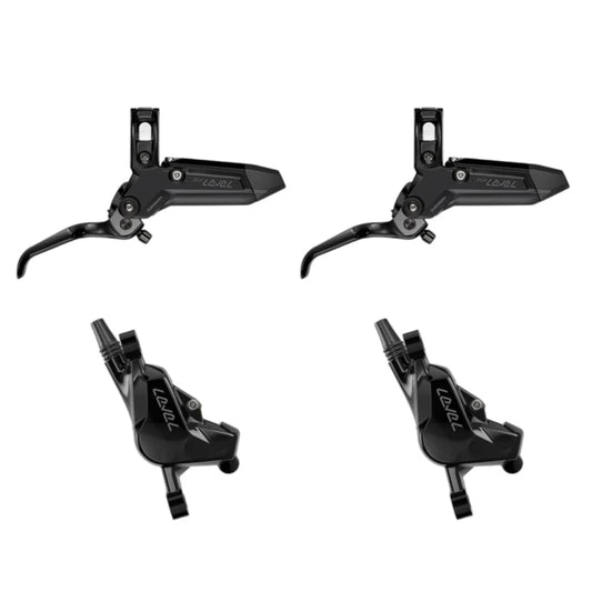 Remklauwpaar SRAM LEVEL SILVER STEALTH 2 zuigers Zwart